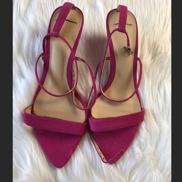 Alexandre Birman Leather Cocktail Suede Kitten-Heel Sandals - Picture 5 of 7